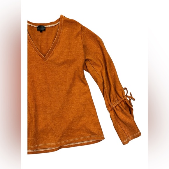 Go Couture Oversize V Neck Sweater orange - Picture 3 of 14